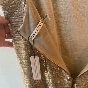 Alice + Olivia - Metallic Party Dress - Size 14